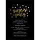Black Surprise Party Confetti Dot Invitations Image 4 of 6